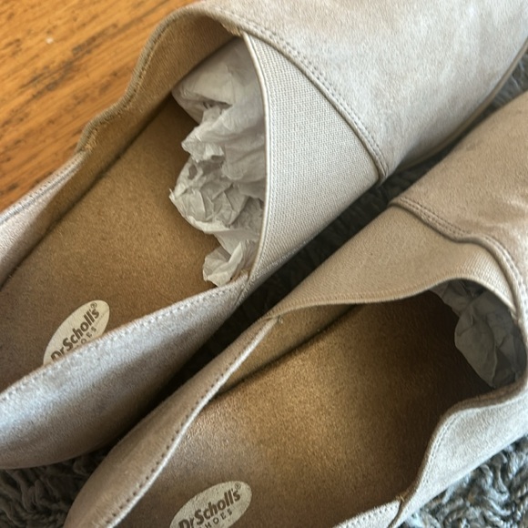 Dr Scholls Retrograde Loafers Shoes Womens 11M Tan Fabric Slip On Flats - Picture 5 of 11